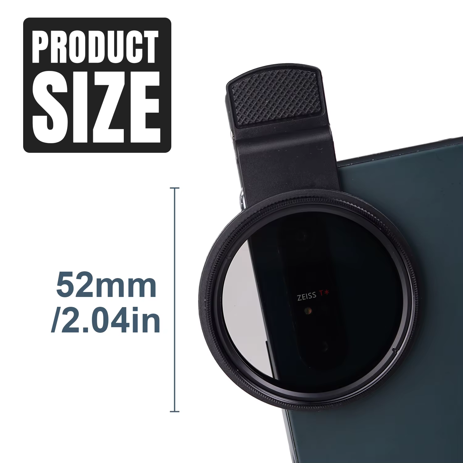 Accessoires de photographie pour tatouages, filtre CPL à clipser de 52 mm, réduit les reflets de l'appareil photo, polariseur pour objectif d'appareil photo de téléphone, accessoires pour tatouages