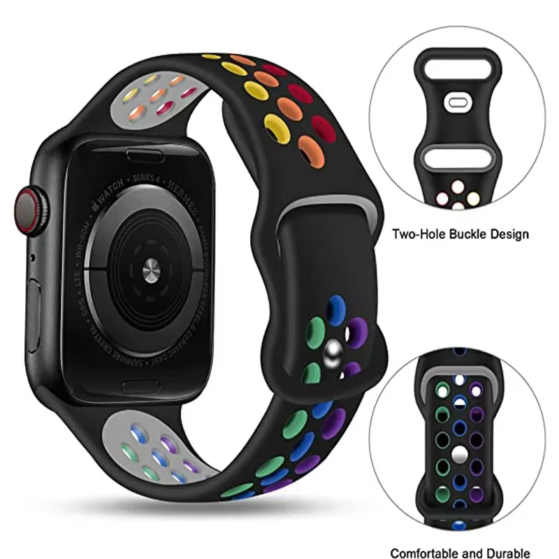 Bracelet dehors en Silicone pour Apple Watch