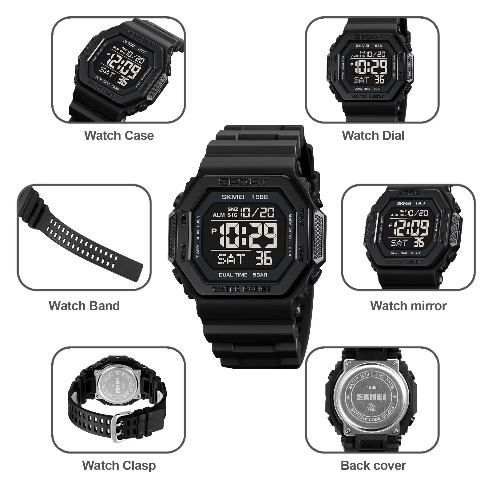 Montre pour homme SKMEI 1988 Chrono