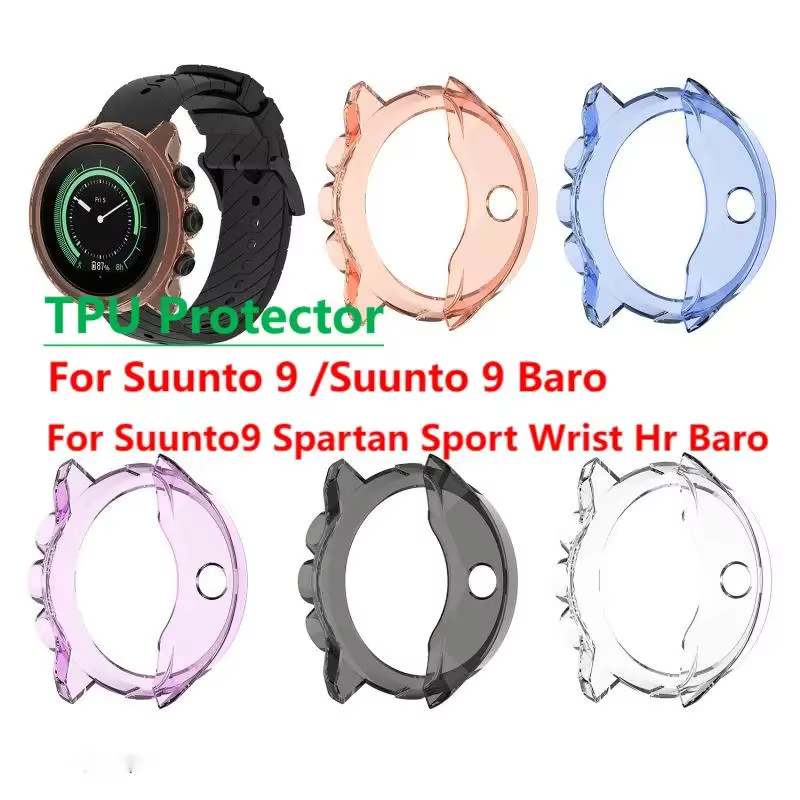 Étui de protection en TPU pour montre intelligente Suunto9 / Suunto 9 Spartan Sport poignet Hr Baro coque