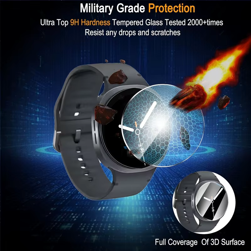 Film de protection en verre pour Samsung Galaxy Watch Ultra 8 7 6 5 4