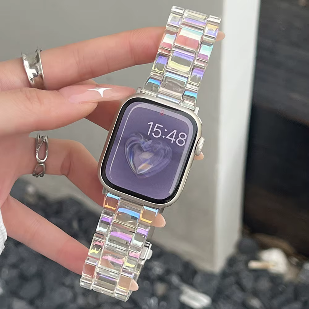Bracelet transparent pour Apple Watch