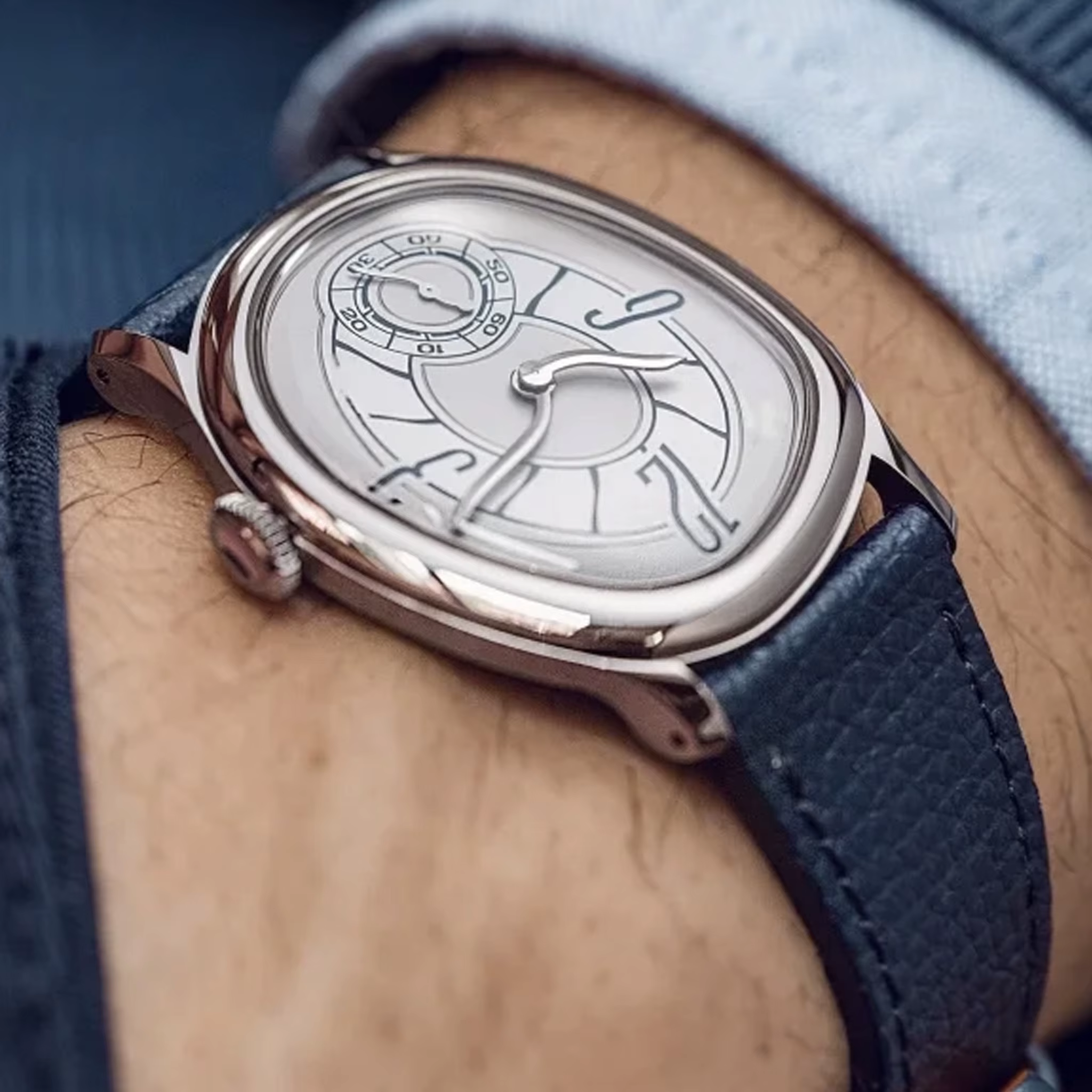 Série innovante de montres en quartz de forme spéciale avec mouvement importé
