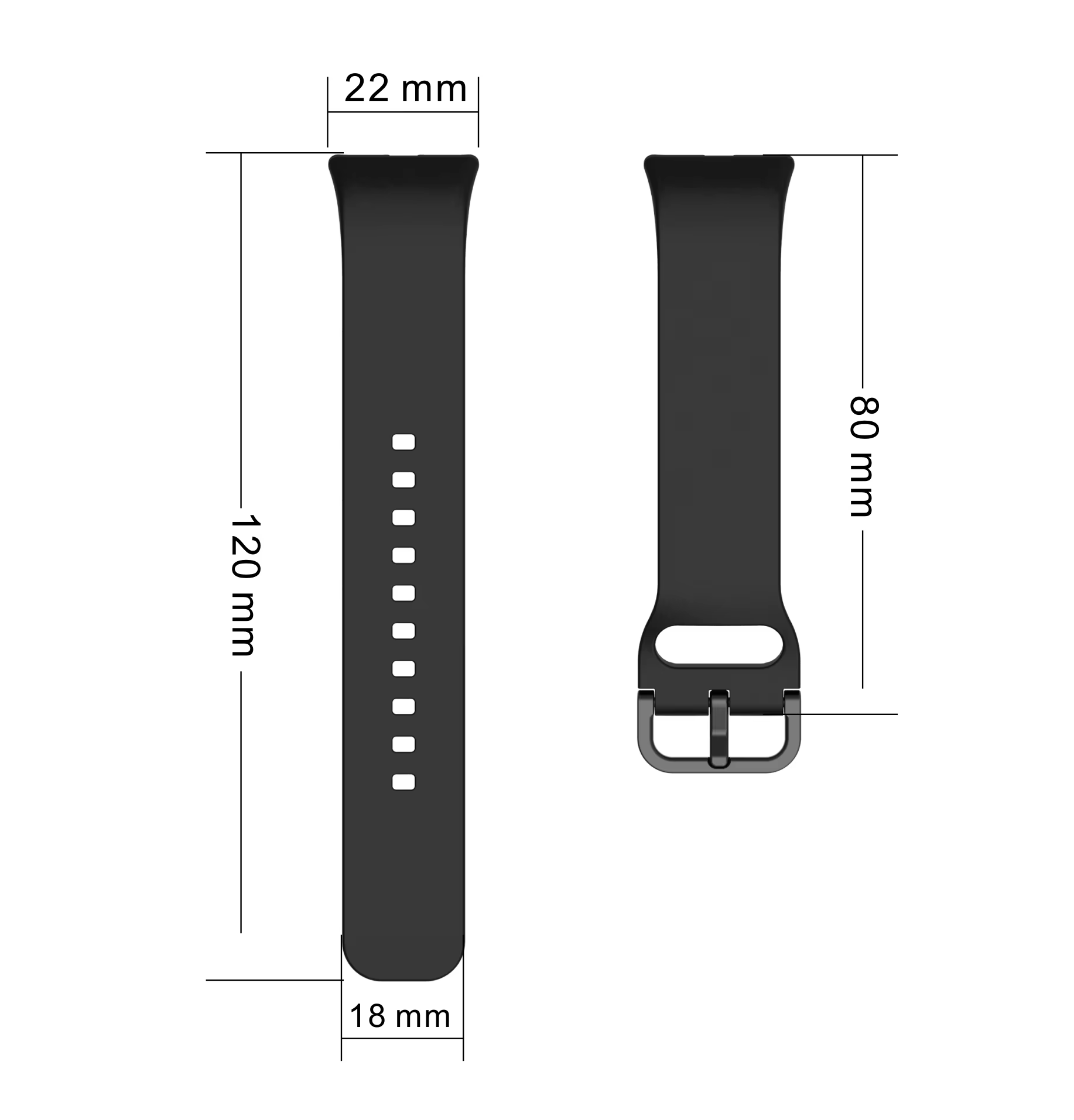Bracelet en silicone pour montre Galaxy Fit 3 - Ajustement confortable