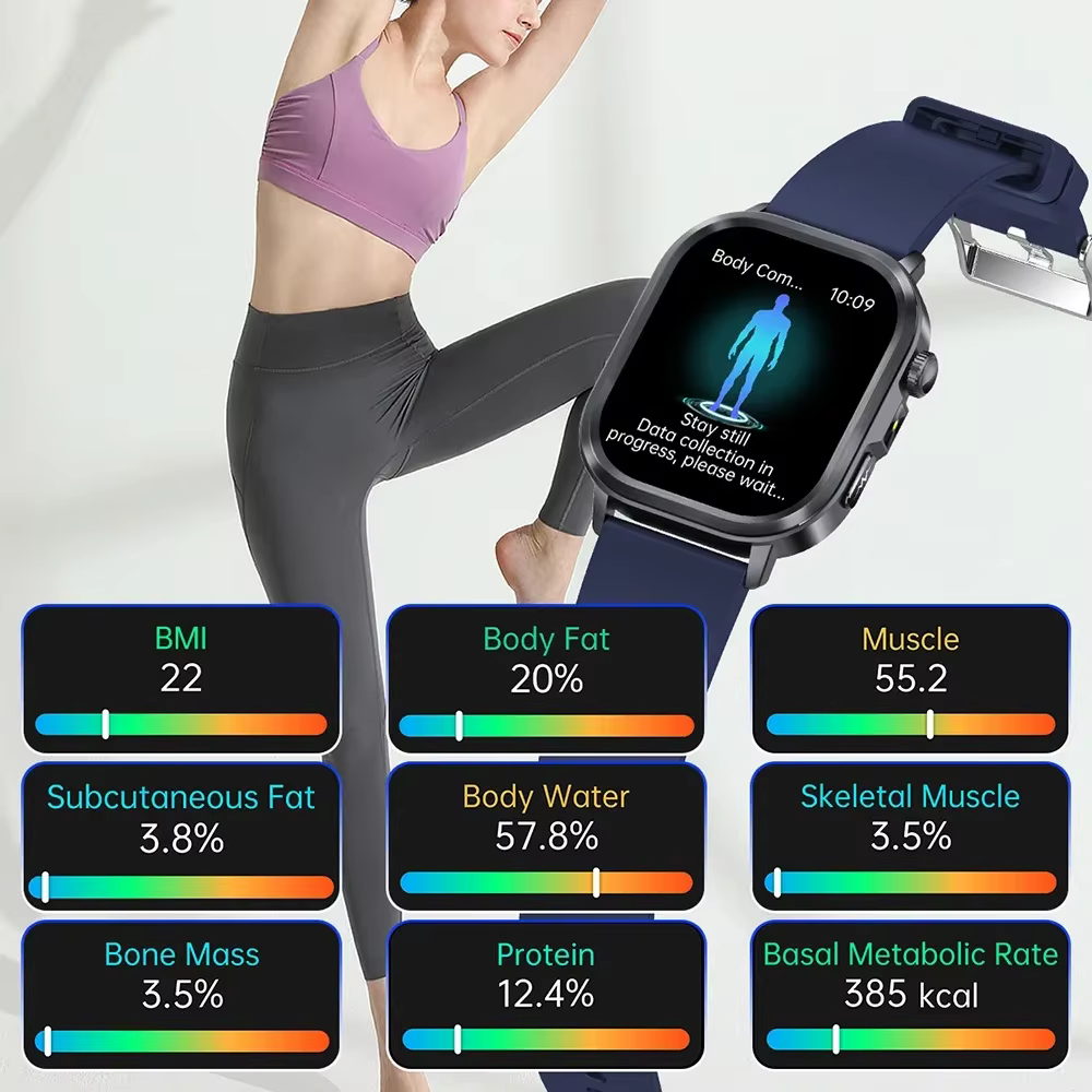 Montre connectée 2025, moniteur de santé précis