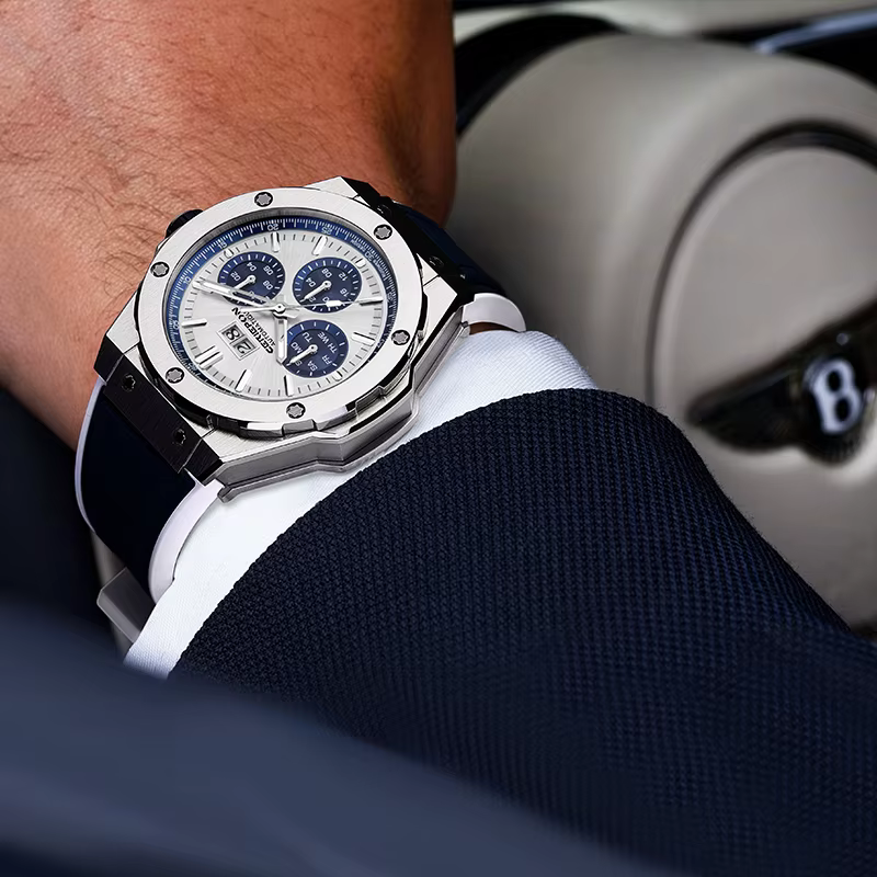 Montre mécanique multifonctionnelle pour hommes