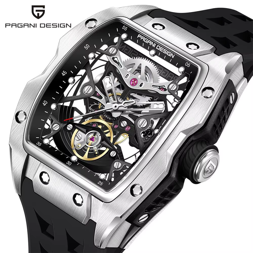 Montre-bracelet mécanique automatique pour homme