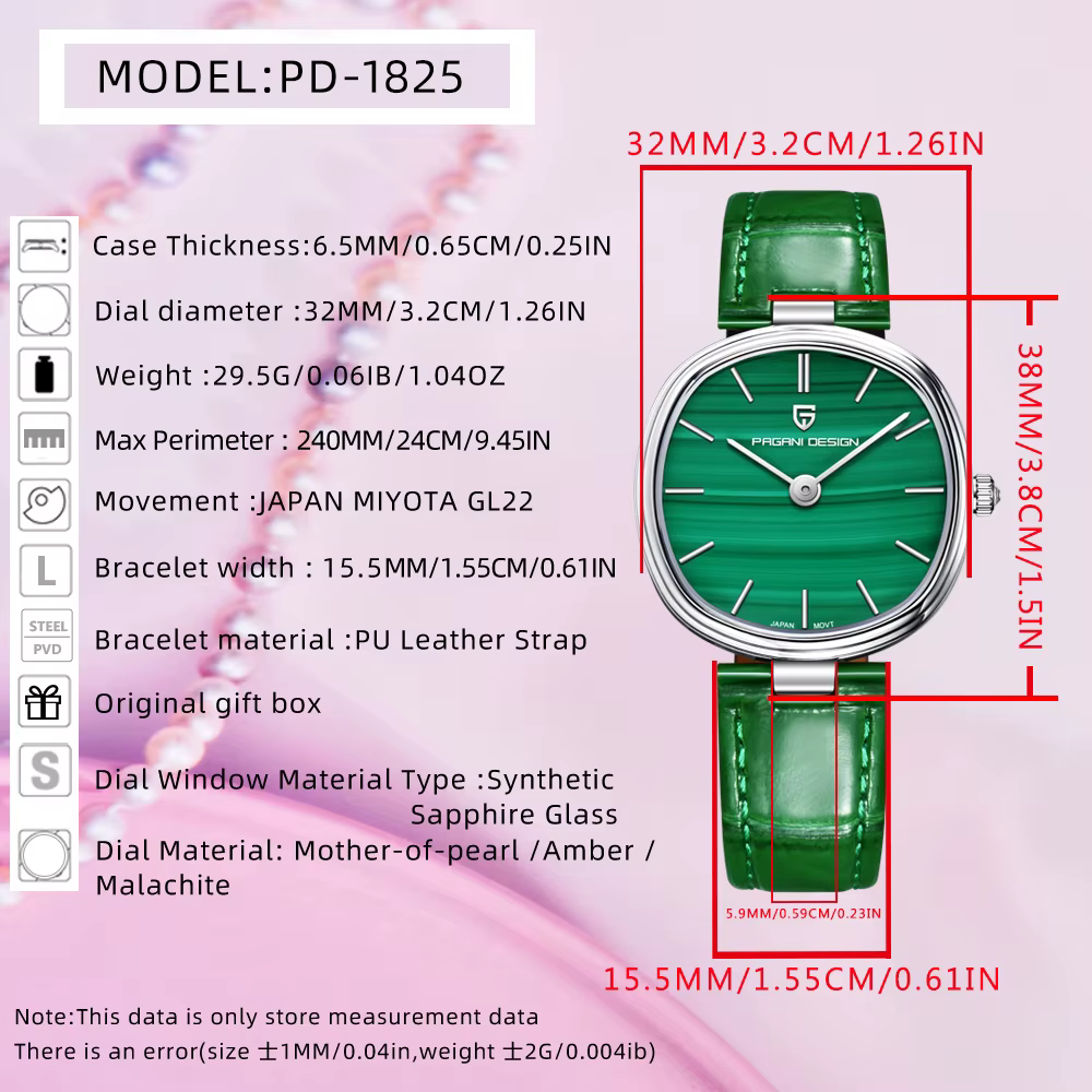 Nouvelle Montre Femme PAGANI DESIGN 2026