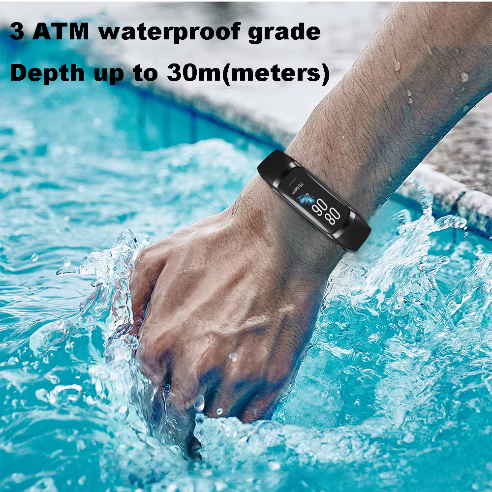 Montre connectée AMOLED avec moniteur de température corporelle