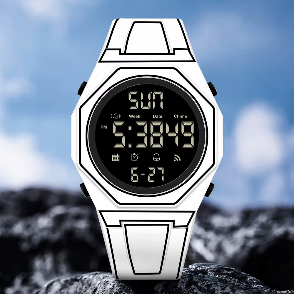 Montre d'athlétisme créative