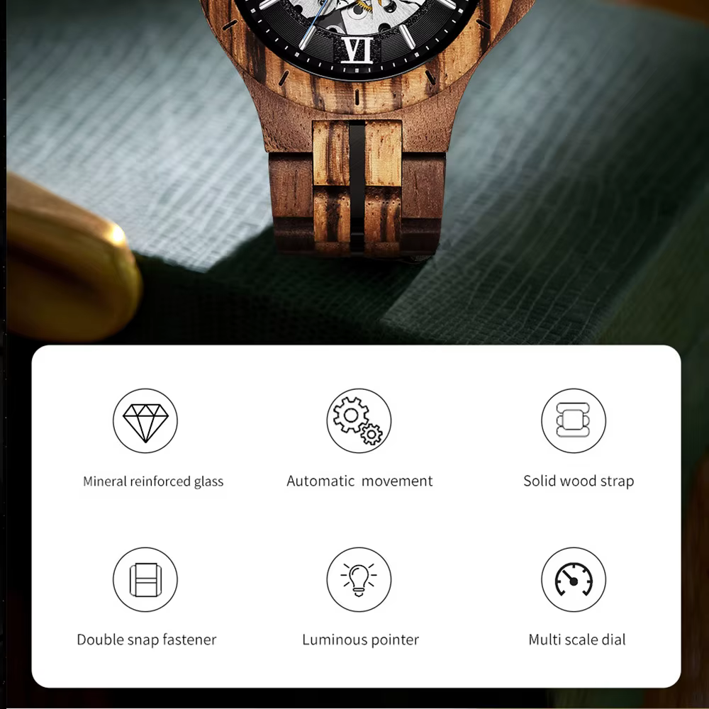KUNHUANG Montre homme
