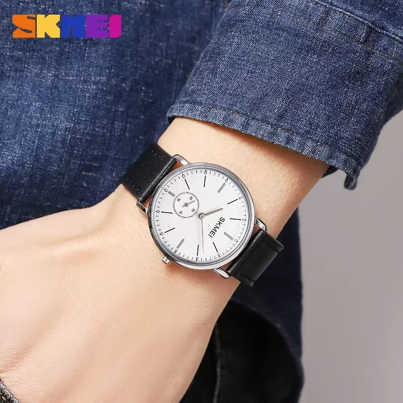 SKMEI 2308 luxe étanche chronographe antichoc sport hommes montres horloge montre à Quartz