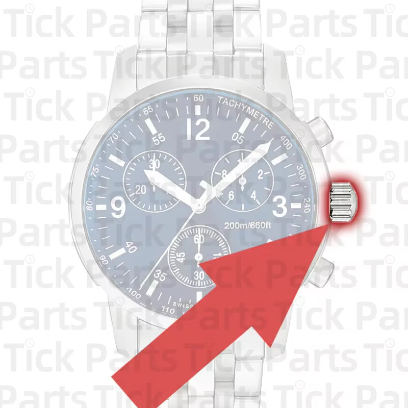 Couronne de vis de montre T17 pour montre T-SPORT RPC200 pour hommes T461 T014