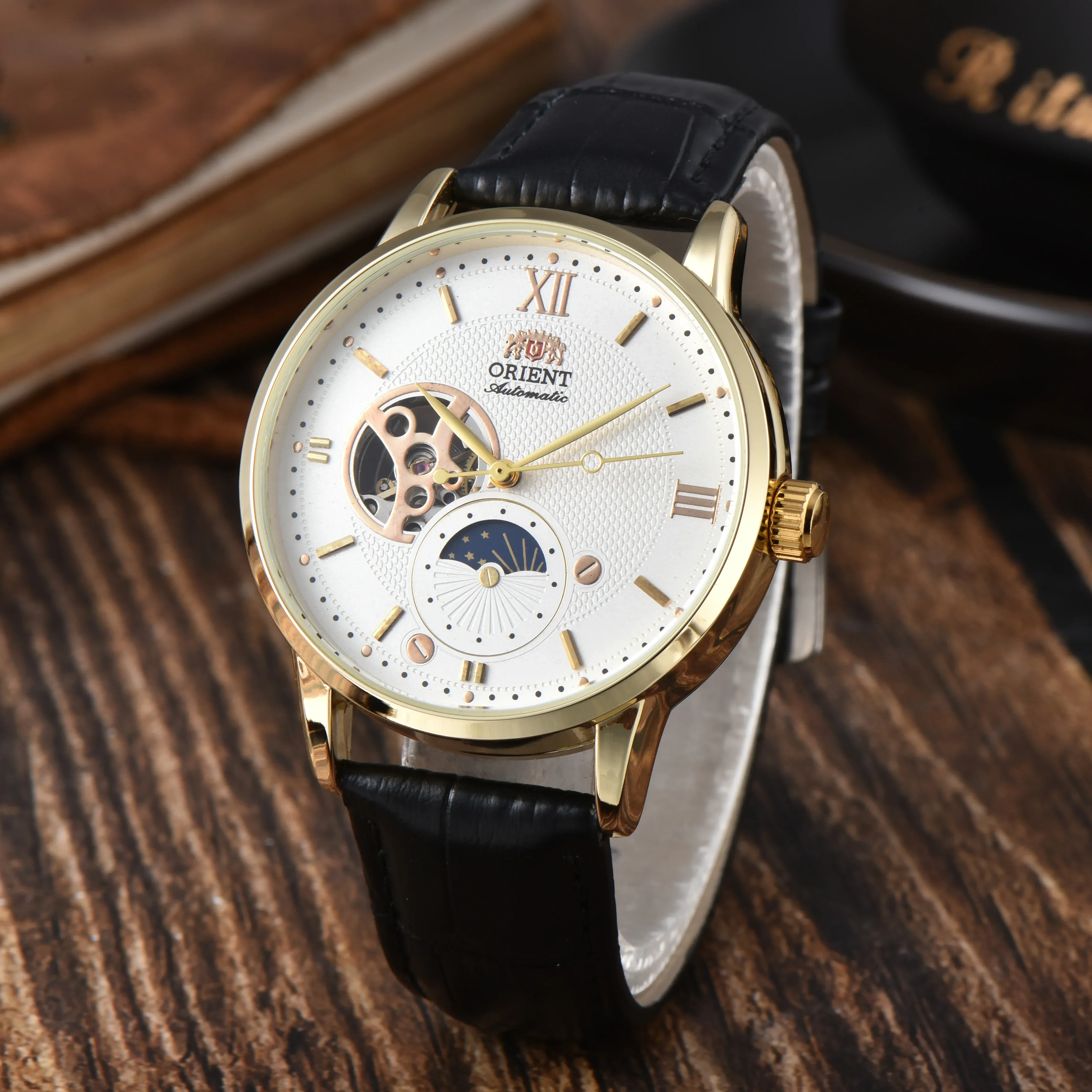 DFDG Orient Sport Montre mécanique automatique unisexe Soleil