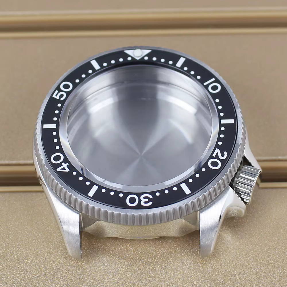Acier inoxydable 3.8 SKX Mod 38mm boîtier de montre saphir pour Seiko NH35 NH36 NH38 NH34 4R36 mouvement 120 clics