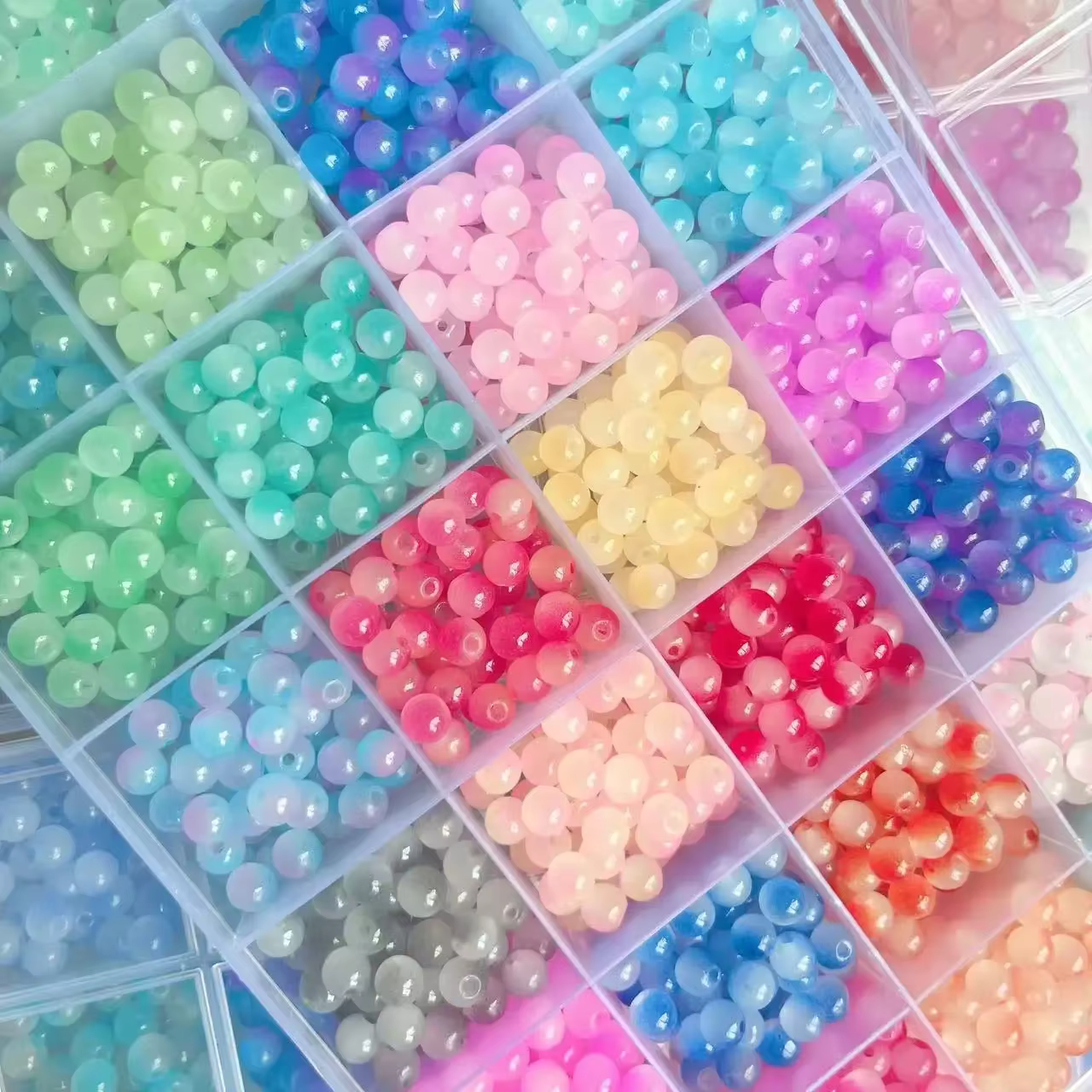 Kit de perles pour bracelet fait main pour enfants, perles en vrac pour collier, fabrication de bijoux en verre et cristal pour garçons et filles, accessoires de bijouterie