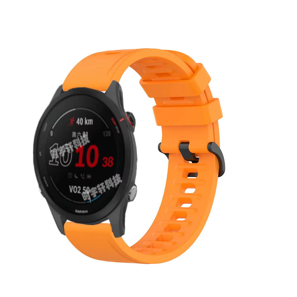 Bracelet de sport en Silicone pour Garmin Forerunner 255 55 245M