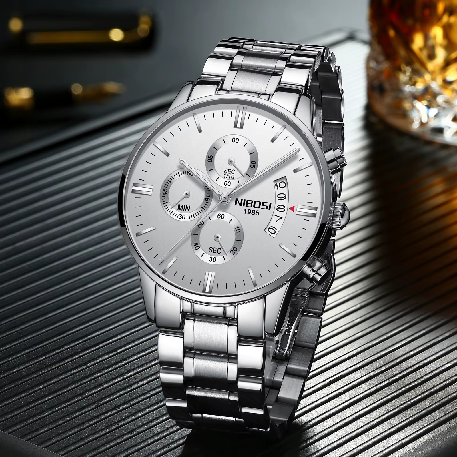 NIBOSI montres de luxe haut de gamme montres pour hommes Relogio Masculino