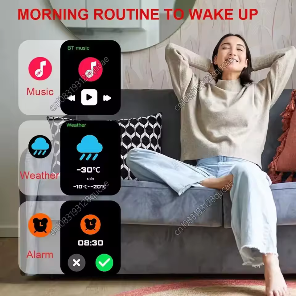 2026 nouvelle montre intelligente pour Android IOS 2.01 pouces écran couleur Bluetooth appel surveillance de l'oxygène