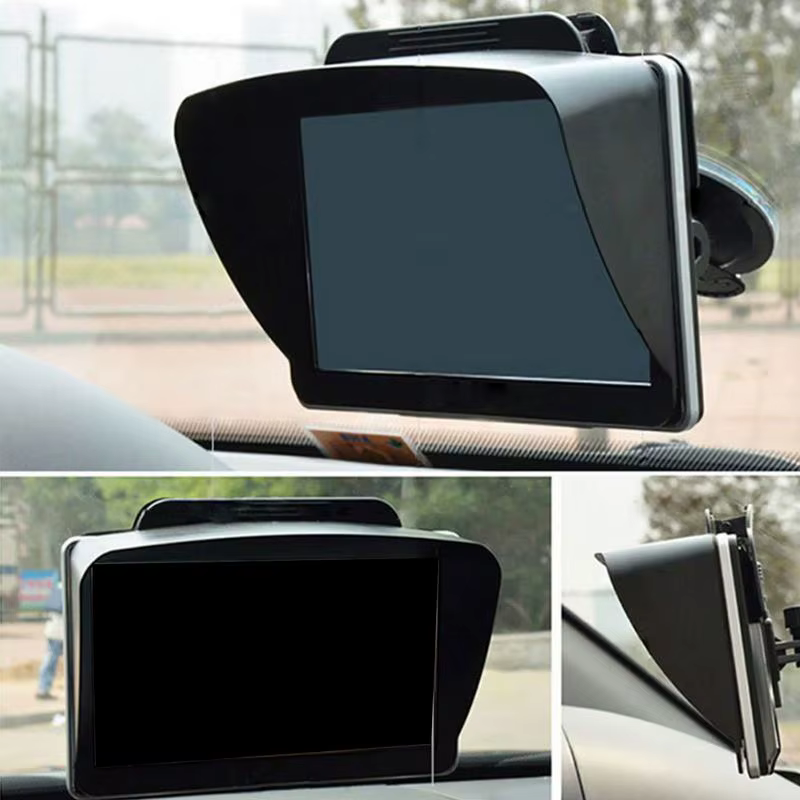 Visière de Navigation GPS pour voiture, pare-soleil, réduction de l'éblouissement, pare-soleil pour 5 pouces, accessoires de Navigation GPS
