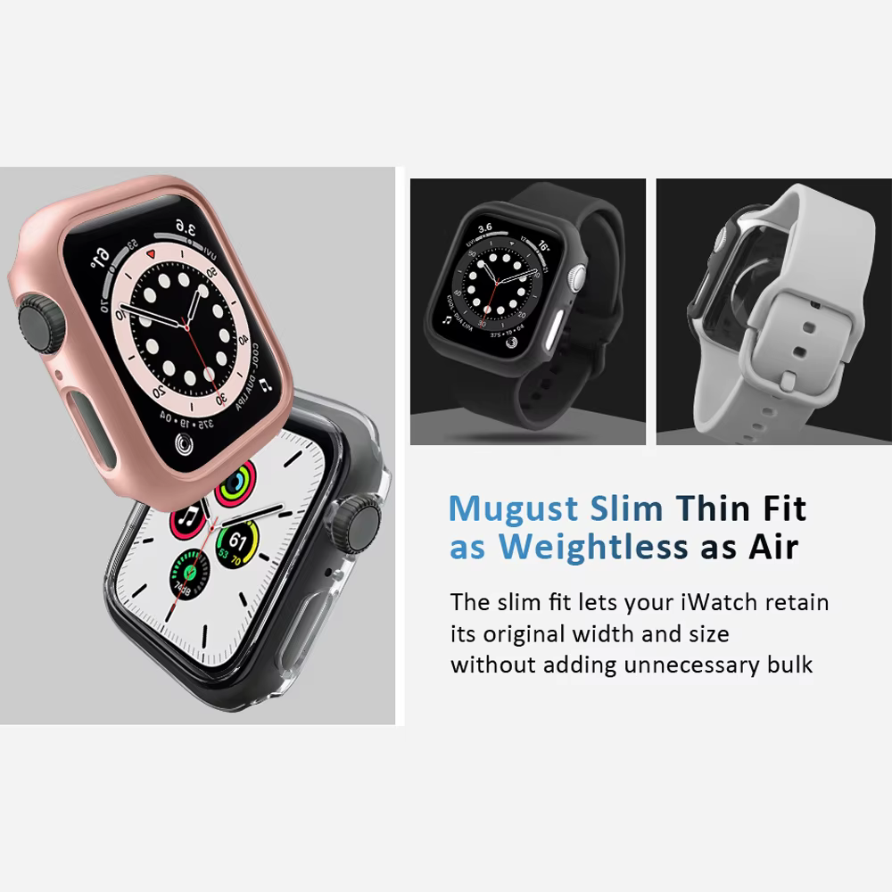 Housse PC mate pour Apple Watch 49mm 45mm 41mm 38mm 42mm 40mm 44mm