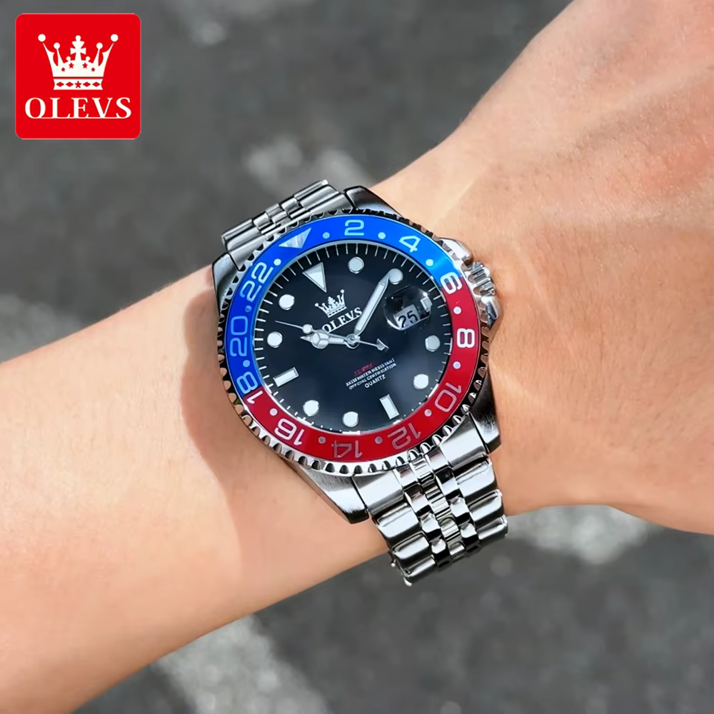 OLEVS – montre-bracelet classique de luxe pour hommes