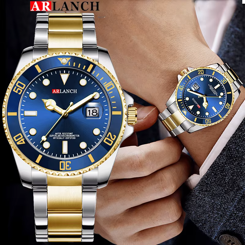 Montre de plongée de luxe de marque ARLANCH pour homme
