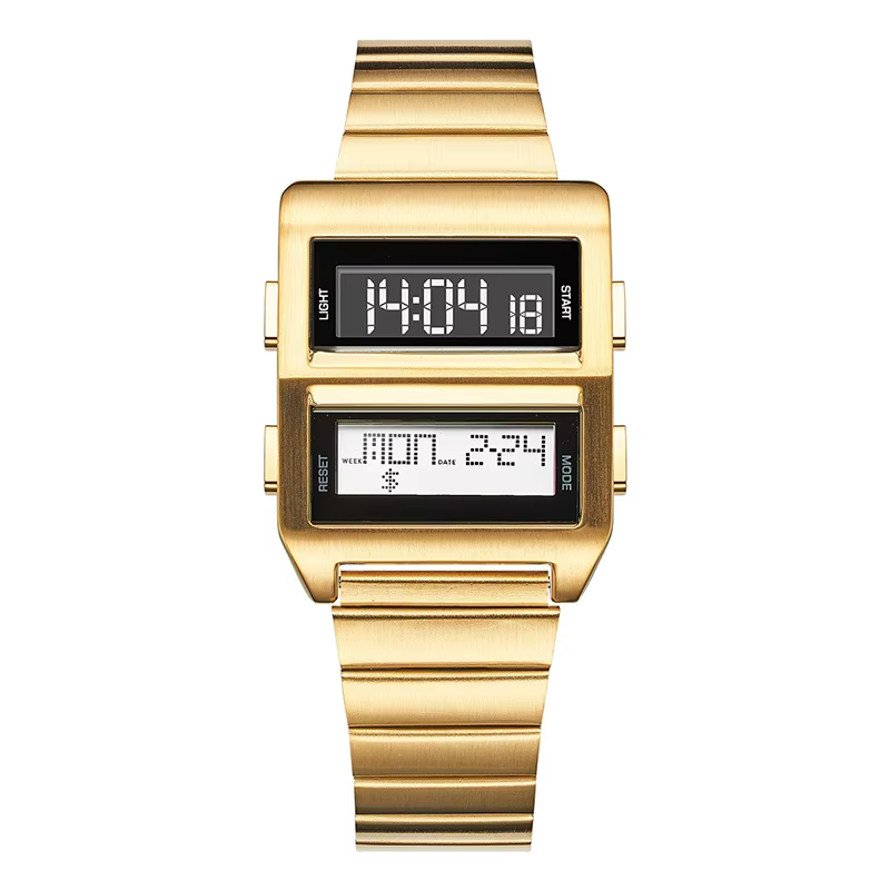 Montre à double écran matriciel