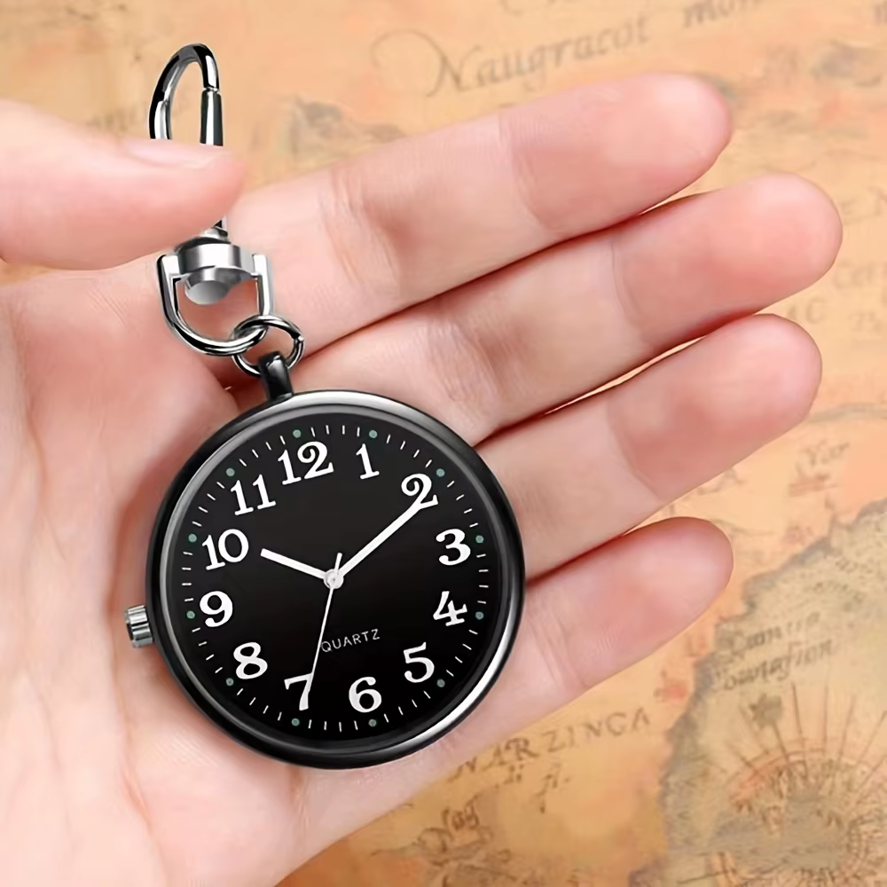 Nouvelle petite montre de poche à Quartz mignonne avec porte-clés