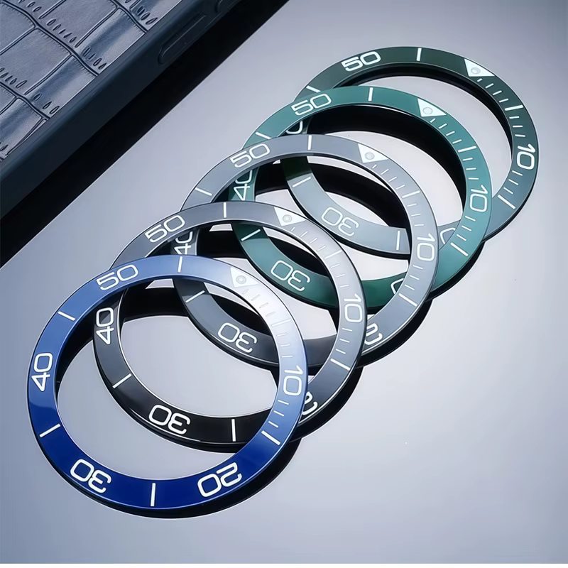 Lunette en céramique avec perle lumineuse pour Longines Conquest HydroConquest 39*31