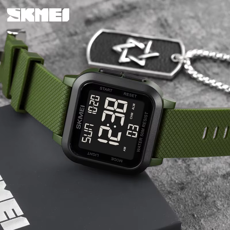 SKMEI 1894 montre militaire étanche pour hommes électronique antichoc numérique sport