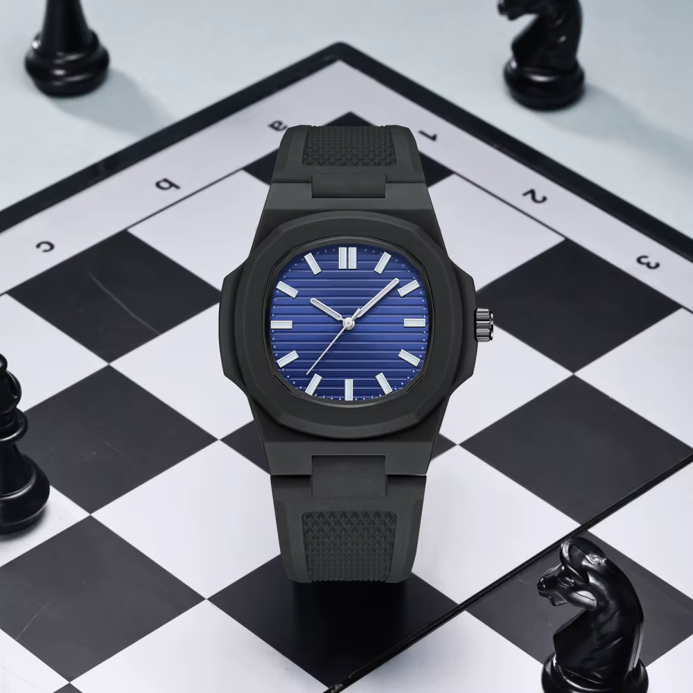 Montre de sport unisexe Nautilus avec bracelet en silicone