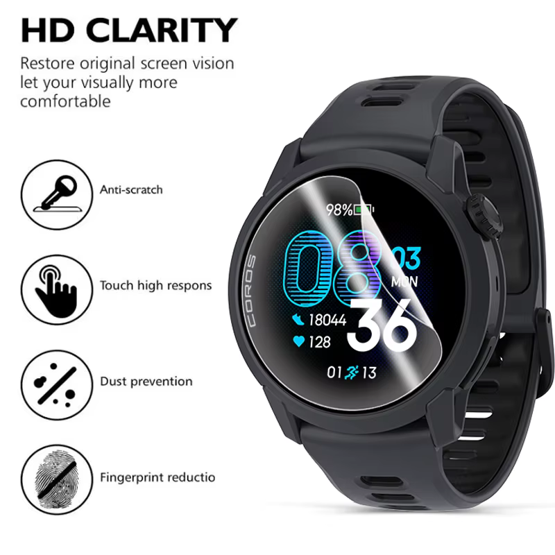 Protecteur d'écran pour montre connectée Coros Pace 4 3