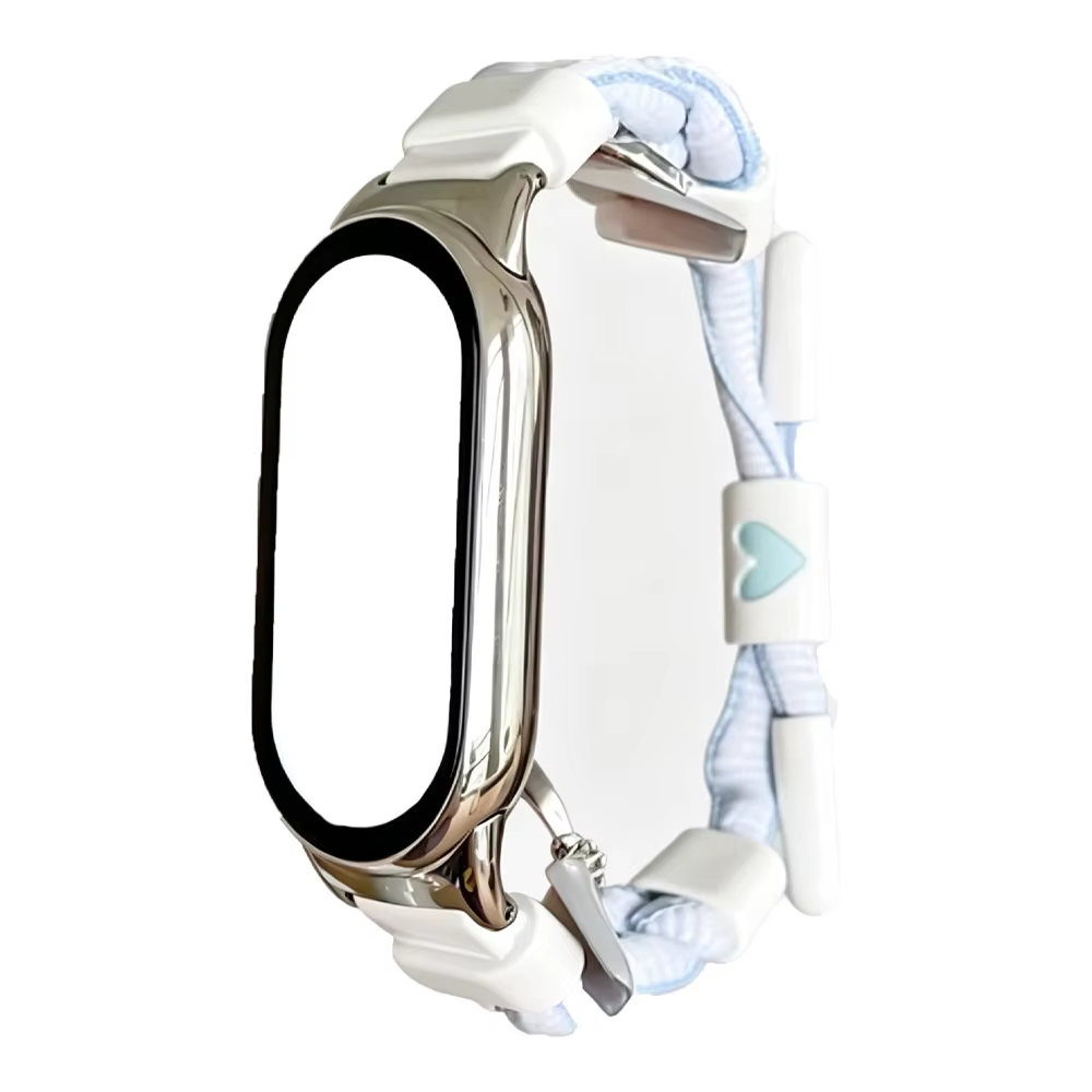 Femmes fille pour Xiaomi bande 10 sangle 8 Bracelet tissé à la main en nylon Mi9 mi8 mi10