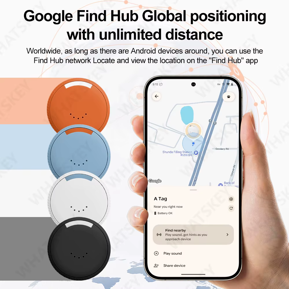 Google Tag Gps Tracker Portable Google Find My GPS Tracker pour chat Gps dispositif de suivi Gps 4g Wear Able appareils clés de vélo
