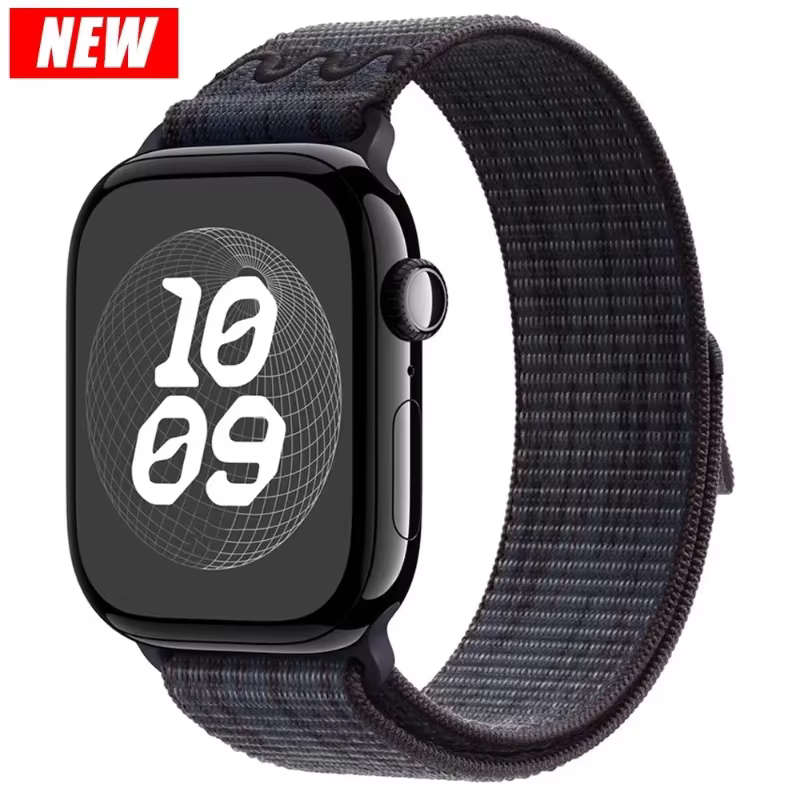 Bracelet à rayures pour bracelets de montre Apple série 49mm 11-10-9-8-7-6-5-4-SE-Ultra 2-3 42mm 46mm 45mm 40 44mm 41mm iWatch Sport Nyon Loop