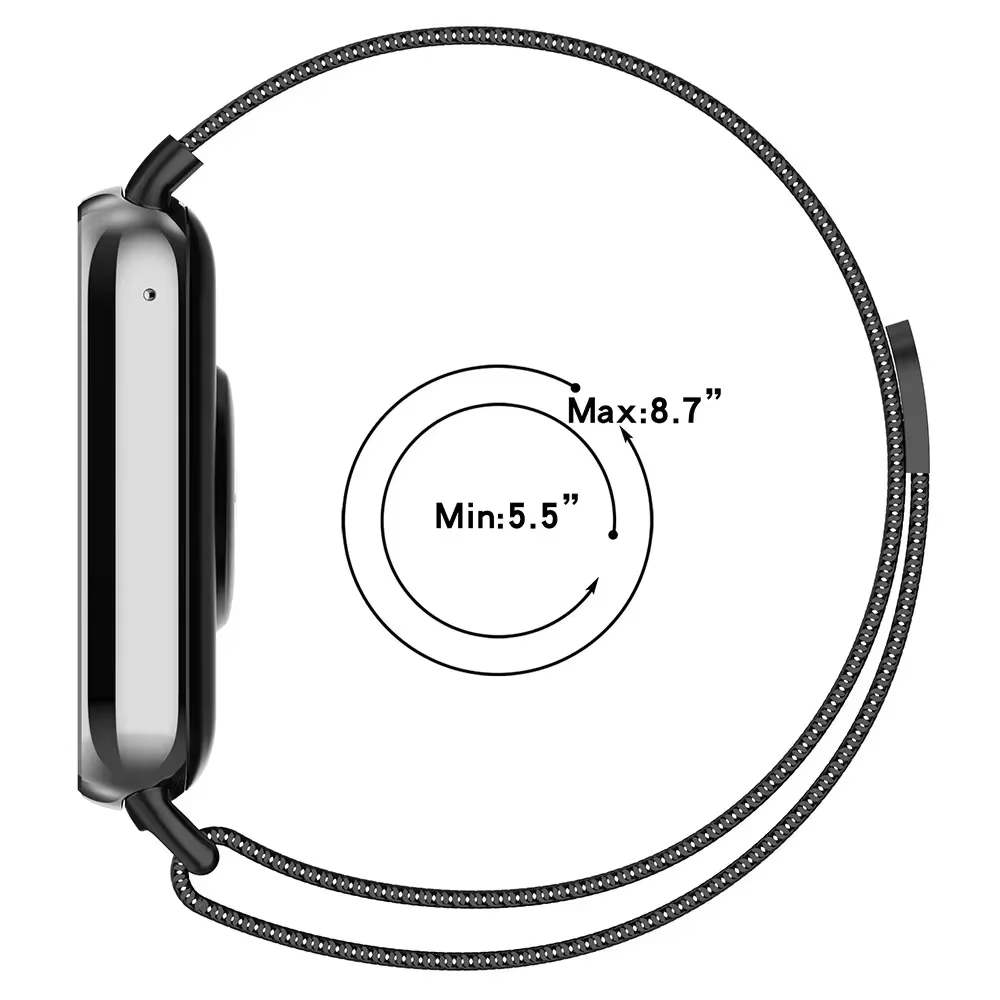 Bracelet à boucle milanaise pour montre Redmi 6 4 5
