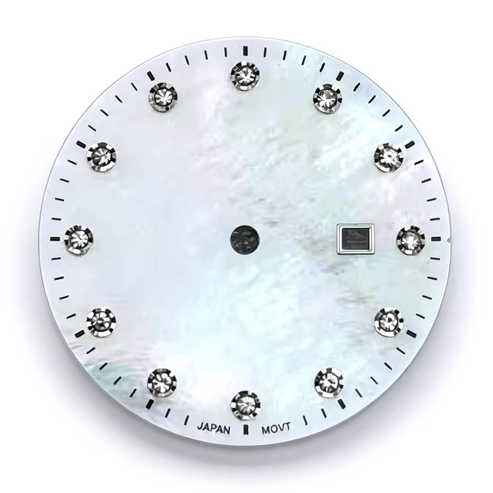 Cadran de montre nacré sans logo 25