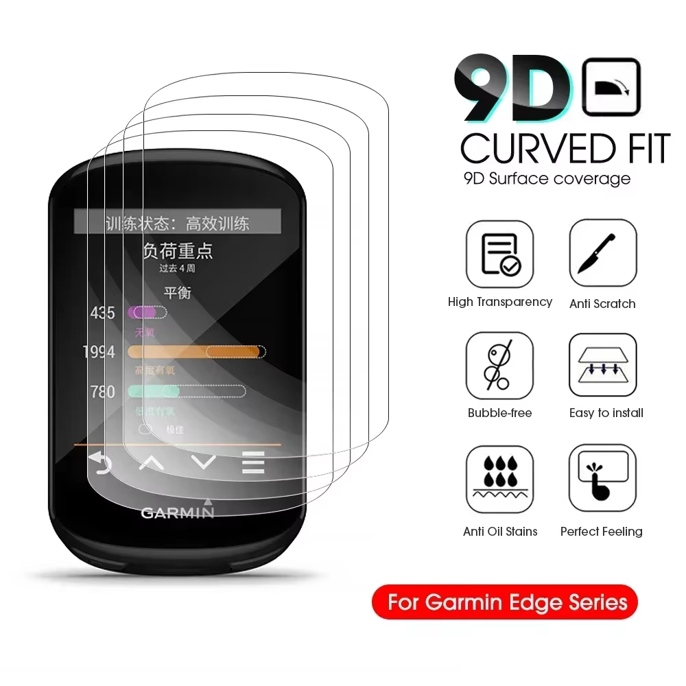 Protecteur d'écran pour Garmin Edge 1040 1030 850 840 830 820 550 540 520 530 130 Explore2 GPS