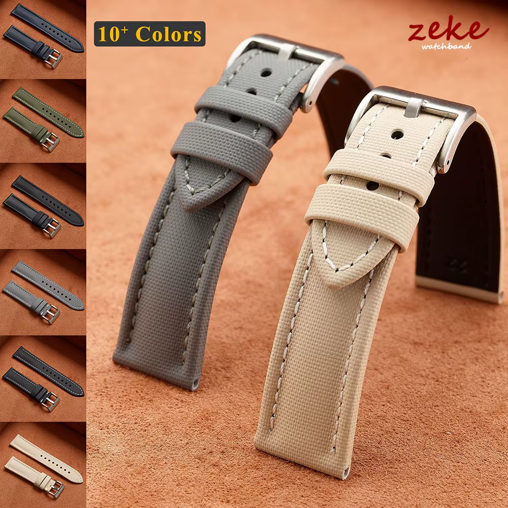 Bracelet de montre en tissu voile de qualité supérieure pour bracelets Blancpain 18mm 19mm 21mm 20mm 22mm