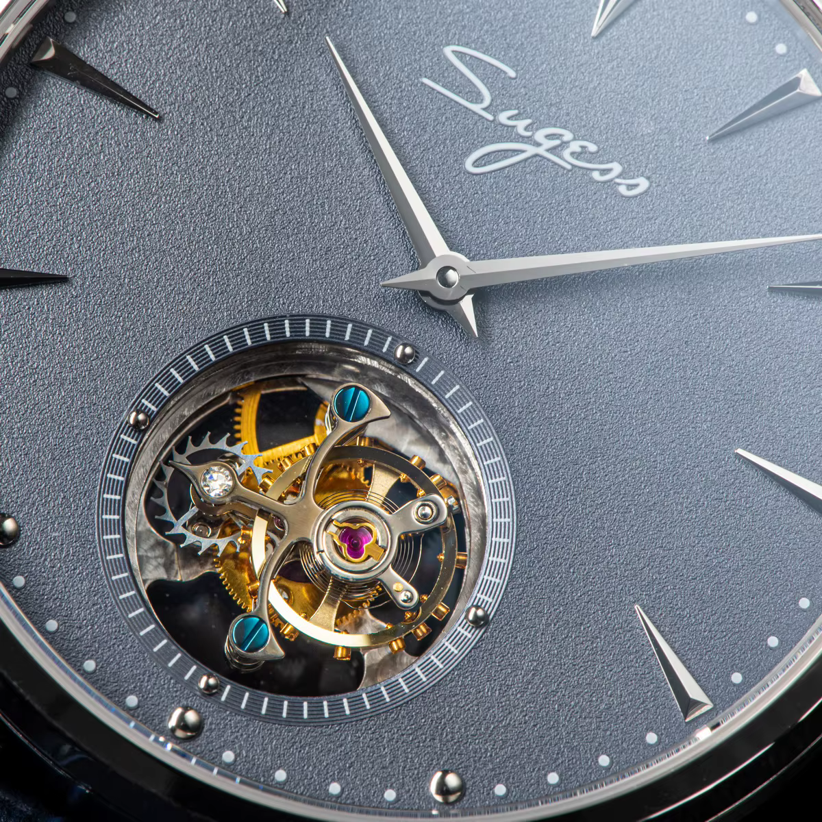 Sugess-Montre Tourbillon Master Tianjin Movement ST8000 pour homme