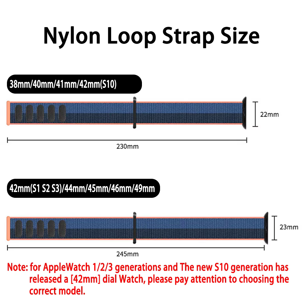 Bracelet à boucle en Nylon pour bracelets de montre Apple 46mm 44mm 45mm 40mm 41mm 42mm