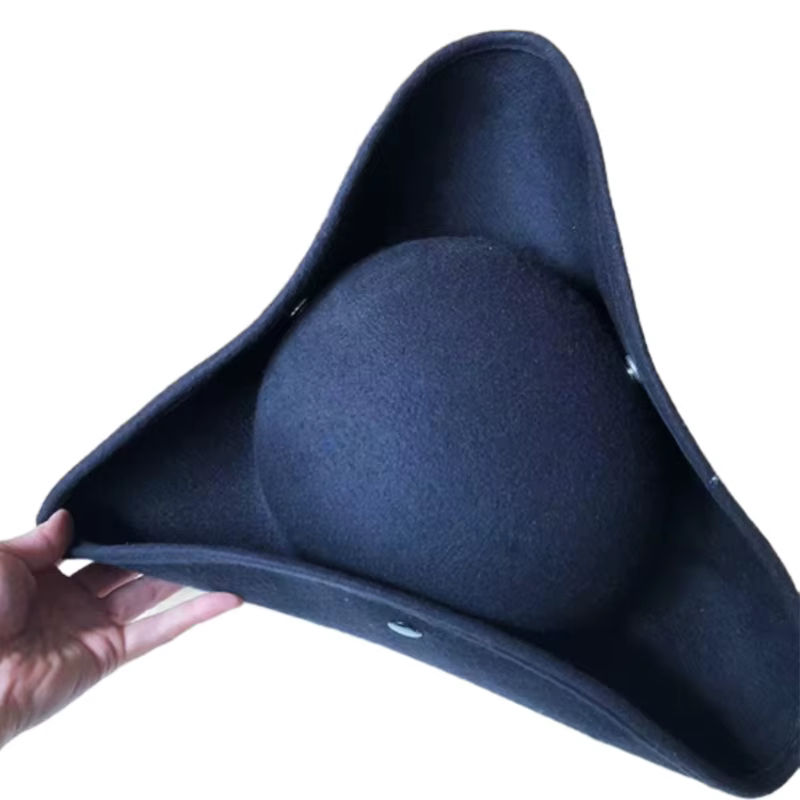 Chapeau Pirate pour spectacles sur scène, chapeau Tricorne pour adultes, Costume d'halloween, couvre-chef