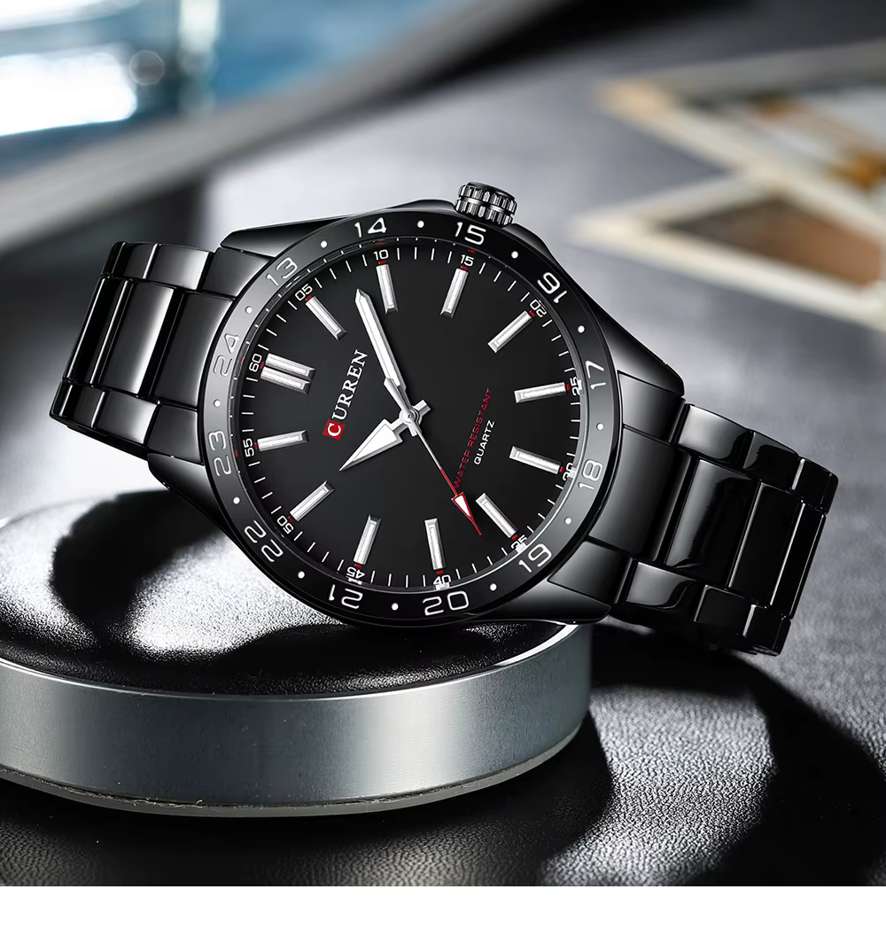CURREN 8452 hommes montre à Quartz Ultra mince Simple Hodinky mode montre-bracelet en acier inoxydable pour homme horloge Relogio Masculino 2025