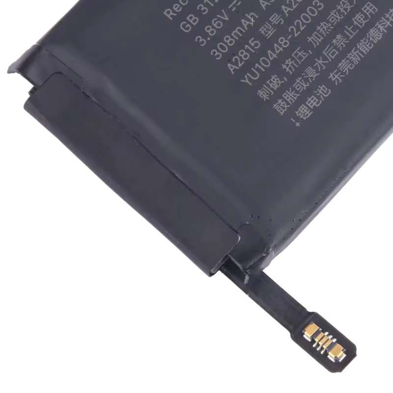 Nouvelle batterie pour Apple Watch série 8 45mm A2815 Batteries de montre intelligente 308mAh