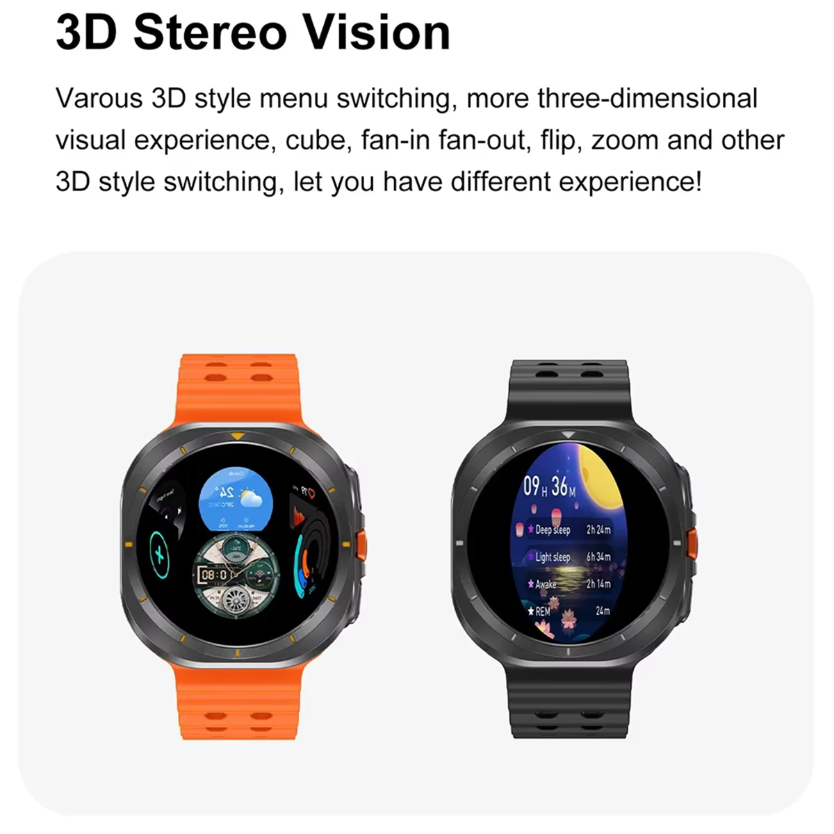 DT Watch Ultra 47mm montre intelligente Bluetooth appel boussole Menu 3D charge sans fil série 7 Smartwatch noir