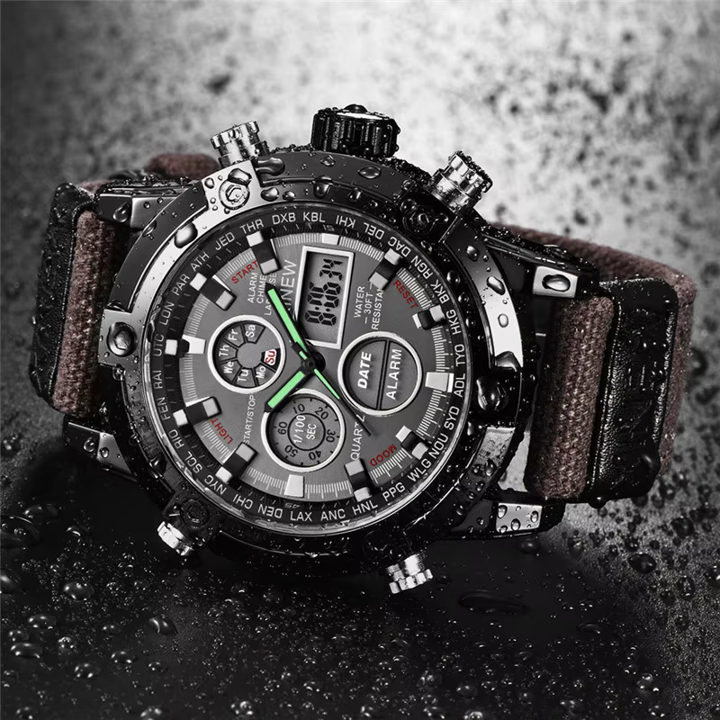 Montre d'affaires chronographe pour homme