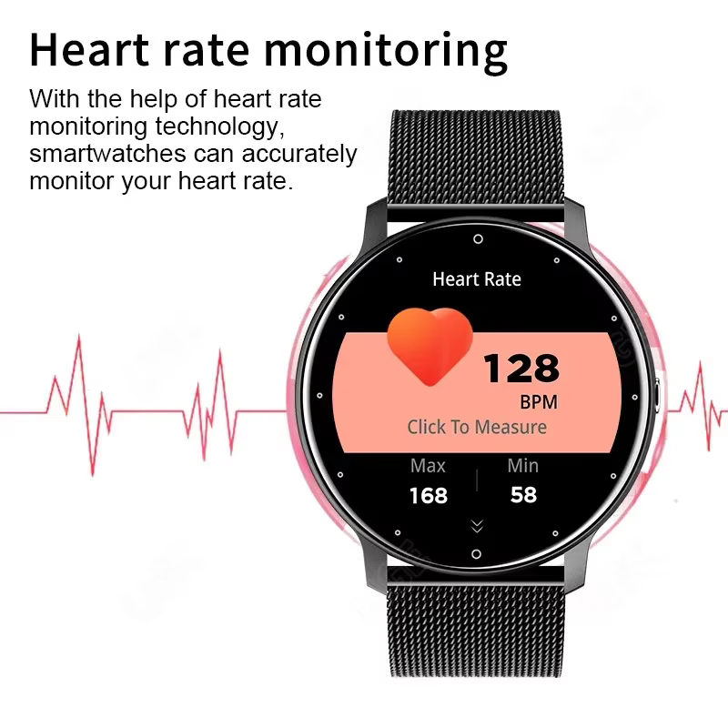 Original usine ZL02 pour Xiaomi SmartWatch femmes hommes plein écran tactile Bluetooth 5.2 appel étanche GPS sport Fitness Tracker