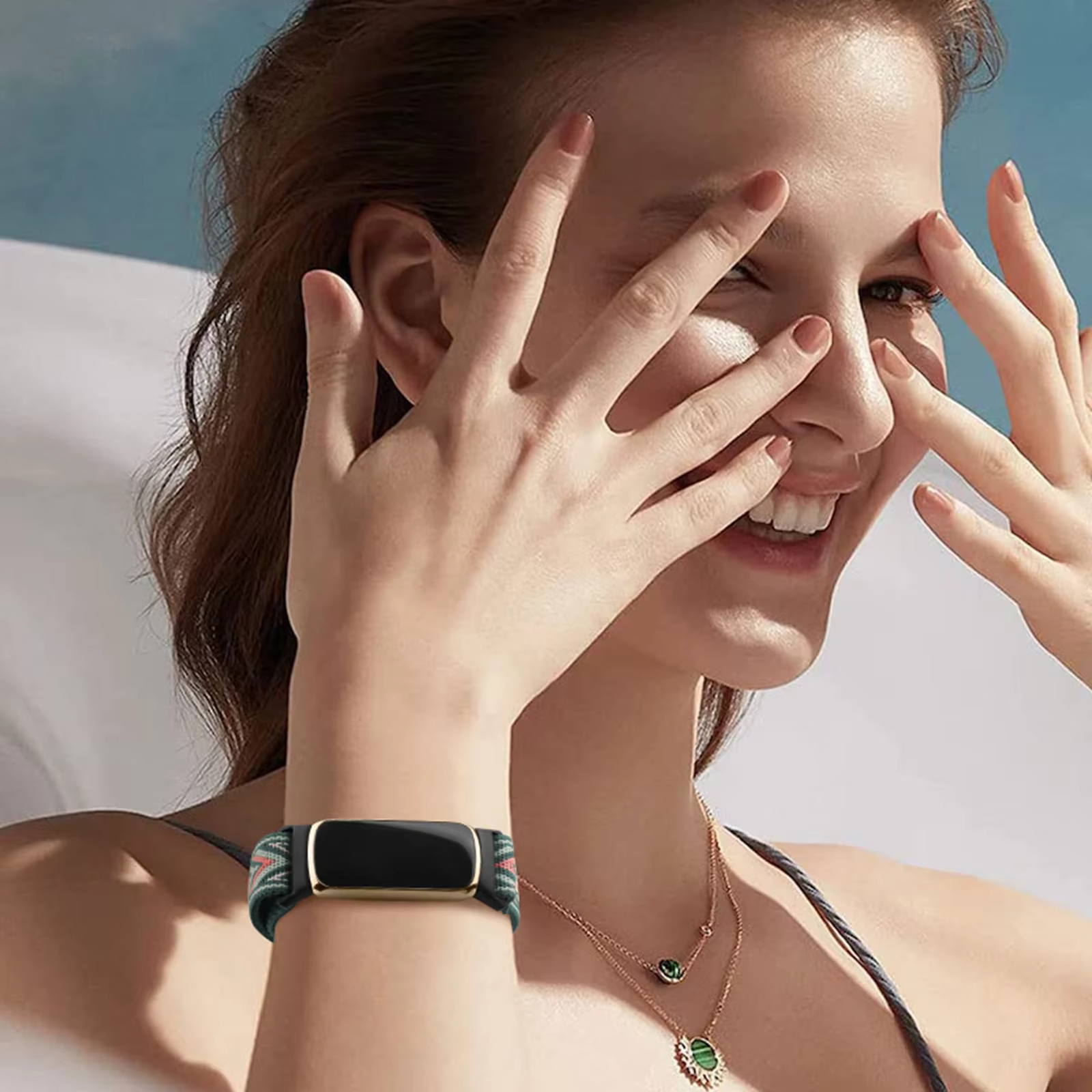 Bracelet de montre élastique pour Fitbit Luxe