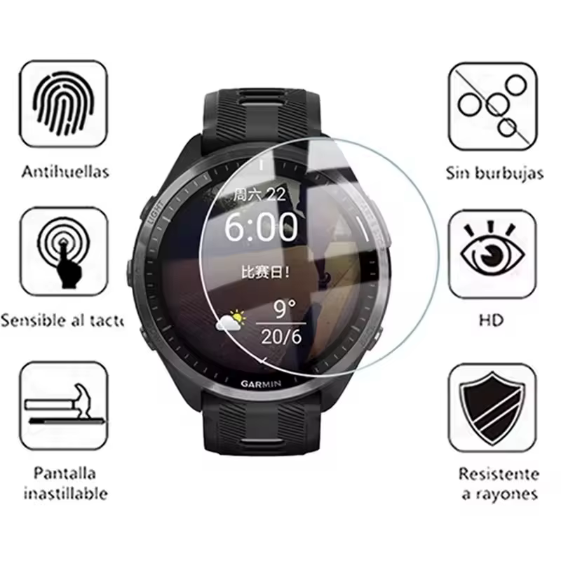 Protecteur d'écran pour montre Garmin Forerunner
